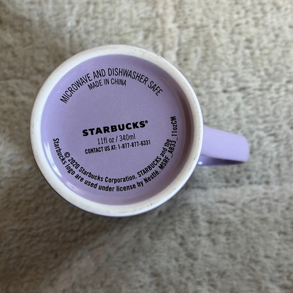 Starbucks 2020 Purple Swirl Christmas Mug - Picture 9 of 14
